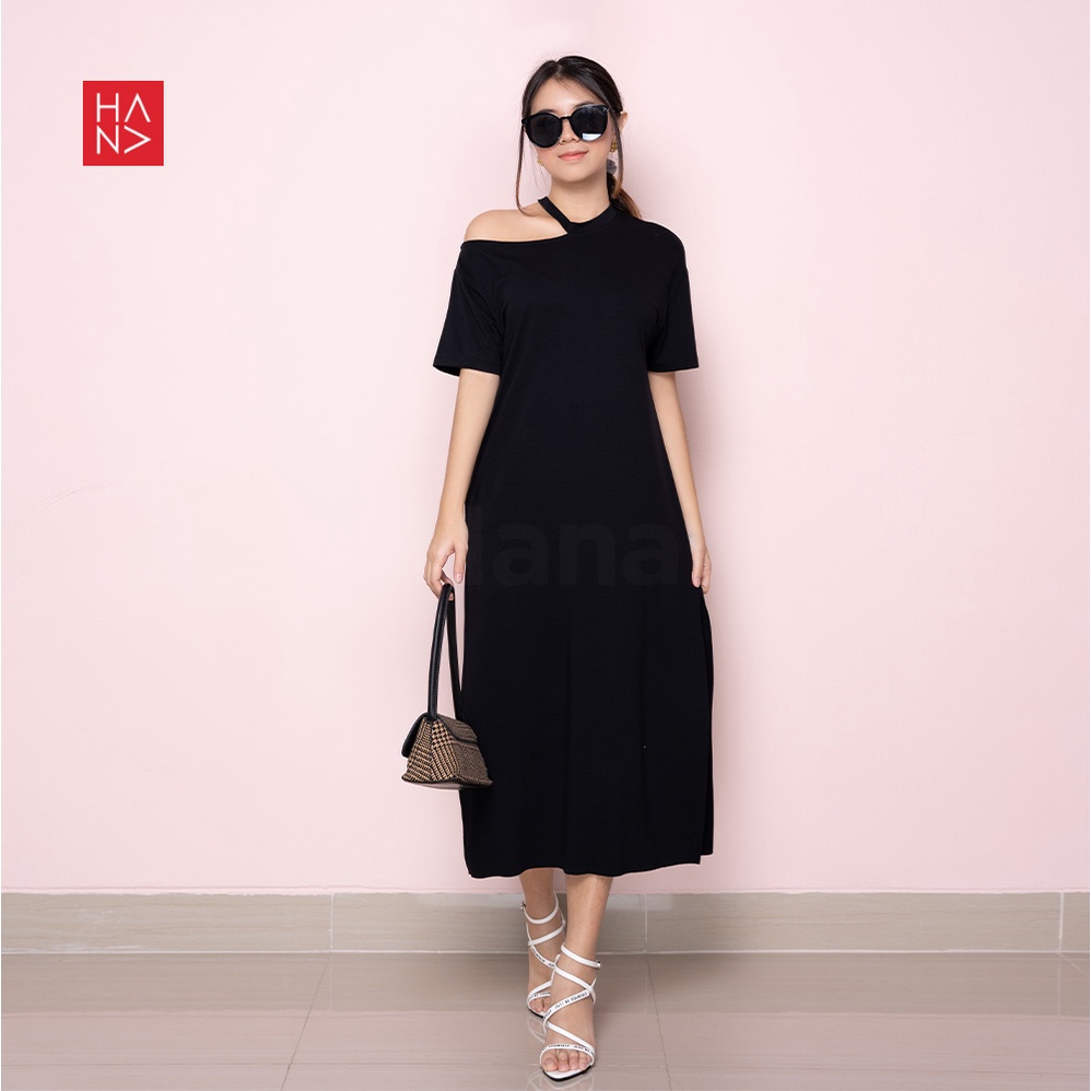 Hana Fashion - Gita Long Dress Korean / Basic Dress Maxi - CD071