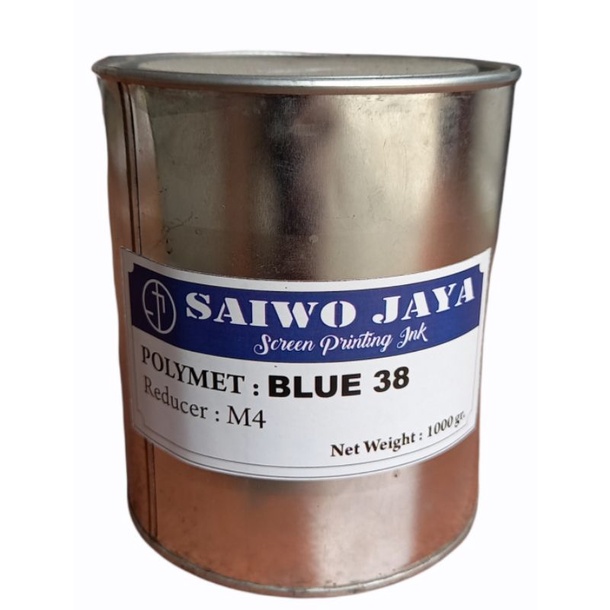 SAIWO JAYA BLUE 38 cat sablon plastik hdpp, sablon cup, sablon karung