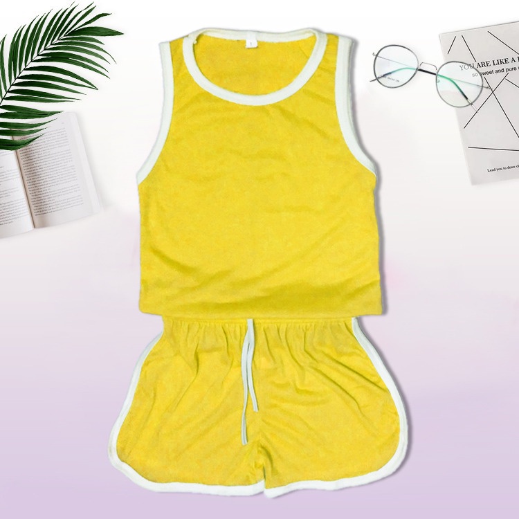 RILLO - SETELAN SINGLET PLAYFUL COLOUR ANAK / SETELAN TANK TOP BALITA POLOS UNISEX