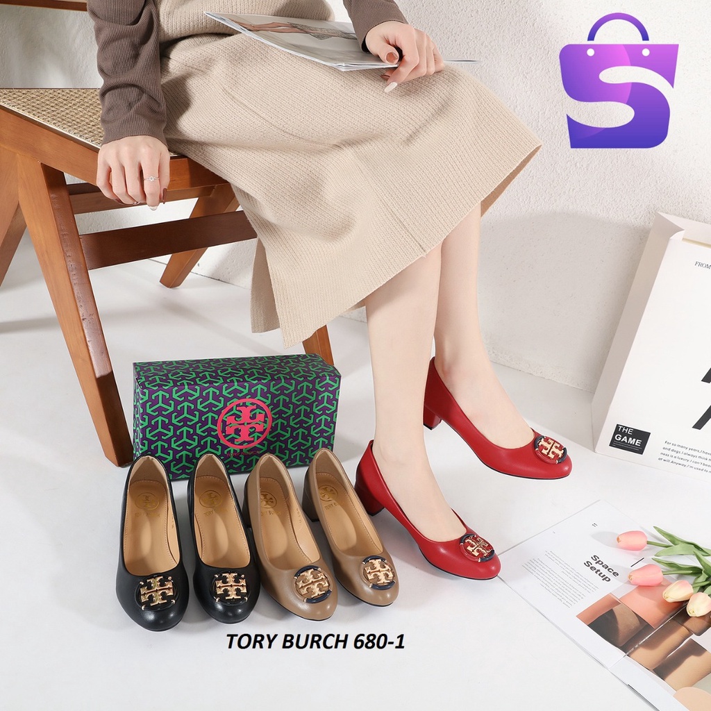 SEPATU WANITA HEELS PLATFORM SHOES KULIT 680-1