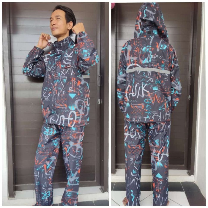 Jas Hujan AQUILA Original Mirip Eiger, Consina, The North Face