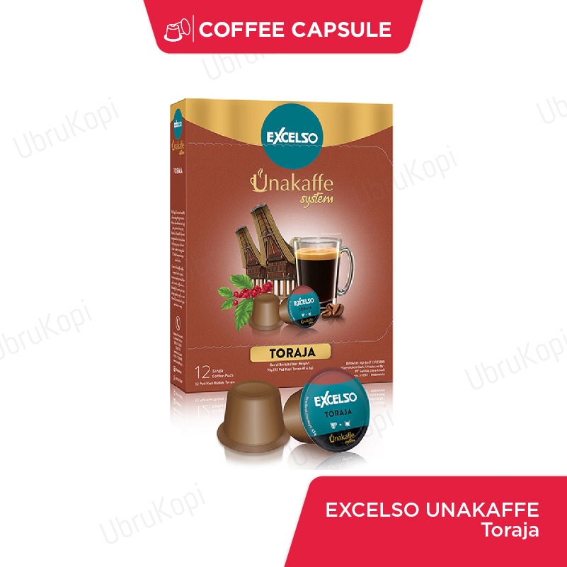 

Excelso Unakaffe Kopi Kapsul Toraja (12pod / 6,5gr)