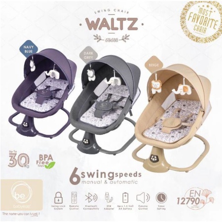 BCR21 BABYELLE BOUNCER AUTOMATIC SWING WALTZ BE60688