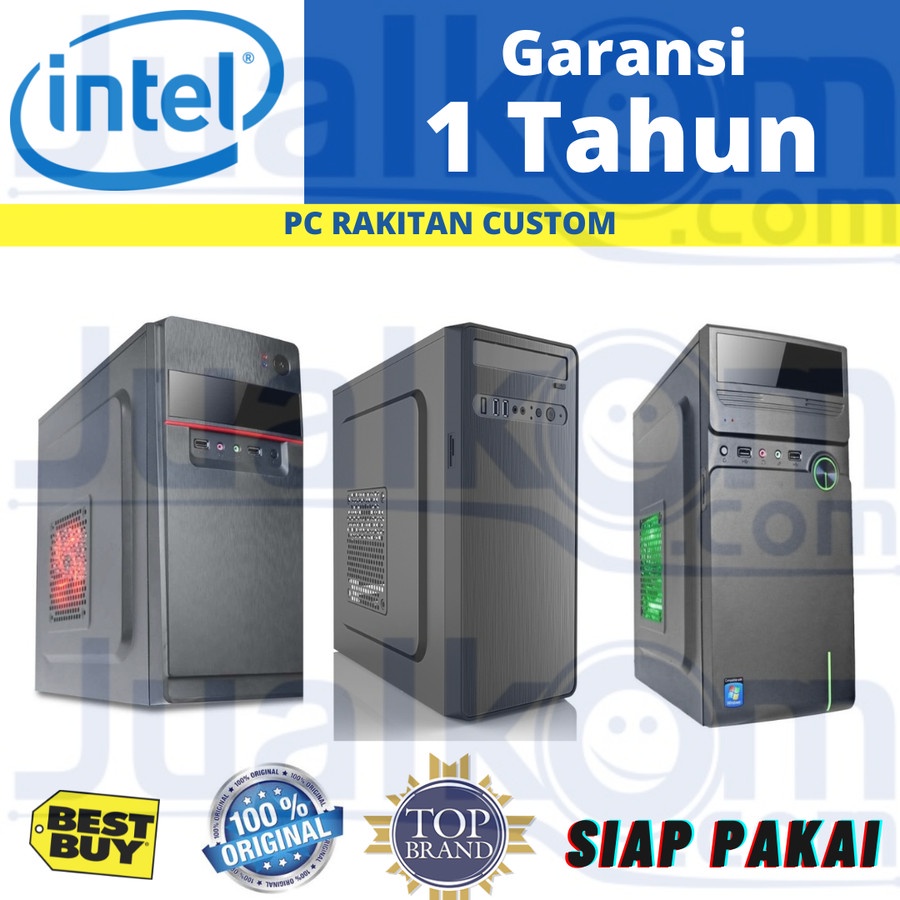PC RAKITAN INTEL i3 10100F 16GB 500GB SSD VGA 4GB