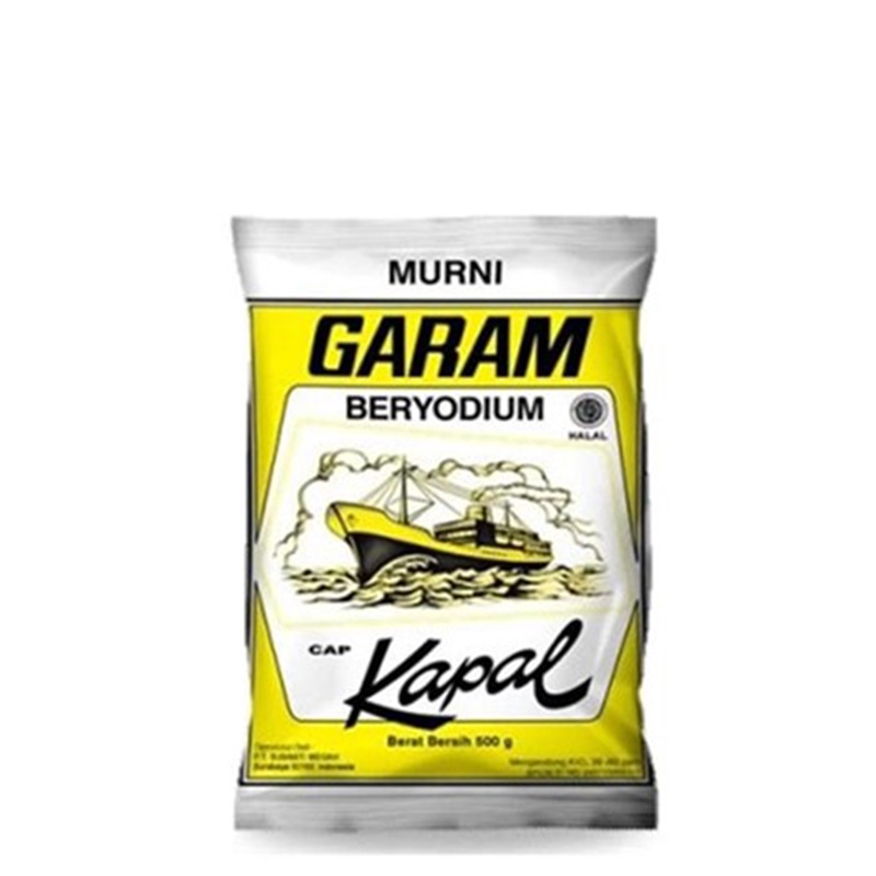 

Cap Kapal Garam Beryodium 2 x 500 gr