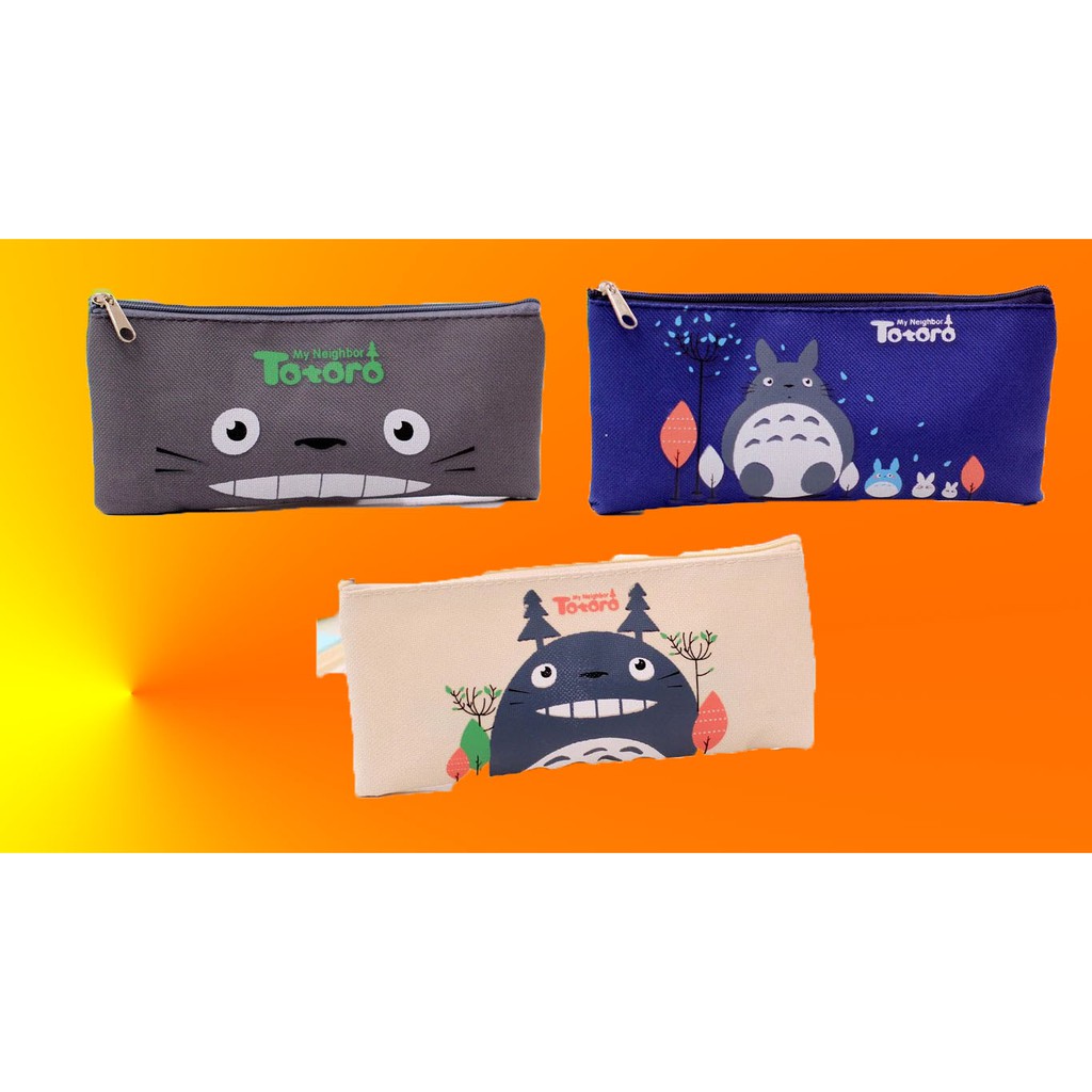 

Tempat Pensil berbahan Canvas Totoro kartun