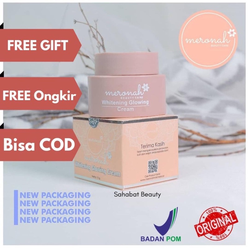 [ORIGINAL] CREAM MERONAH PEMUTIH & PEMBERSIH WAJAH (ASLI)