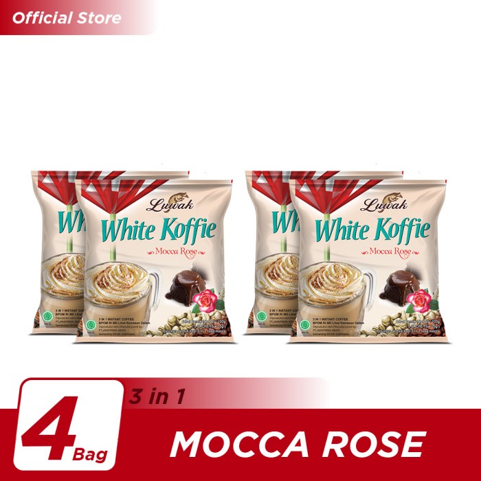 

ge01fgf Kopi Luwak White Koffie Mocca Rose Bag 5X20Gr - 4 Pcs Ds20X11