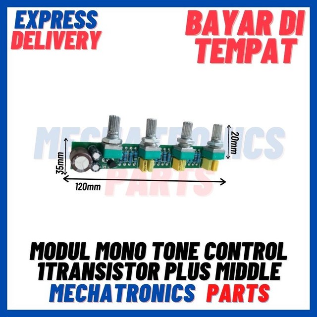 [MDL-9027] MODUL MONO TONE CONTROL 1TRANSISTOR PLUS MIDDLE