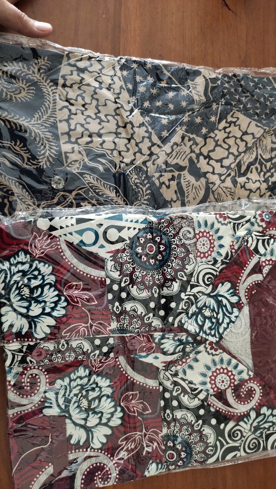 Denis Man Standar / Jumbo - Kemeja Batik Pri Lengan Pendek