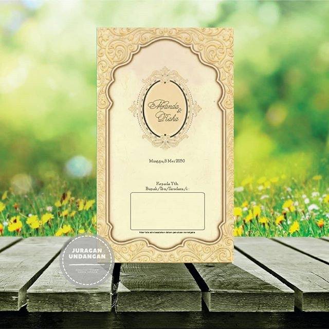 Blanko Undangan/ Undangan Pernikahan/ Undangan Murah Erba 8842