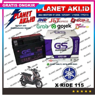Jual Aki  Motor  Yamaha X Ride 115 Gtz5S Gs Y Accu Kering Mf 