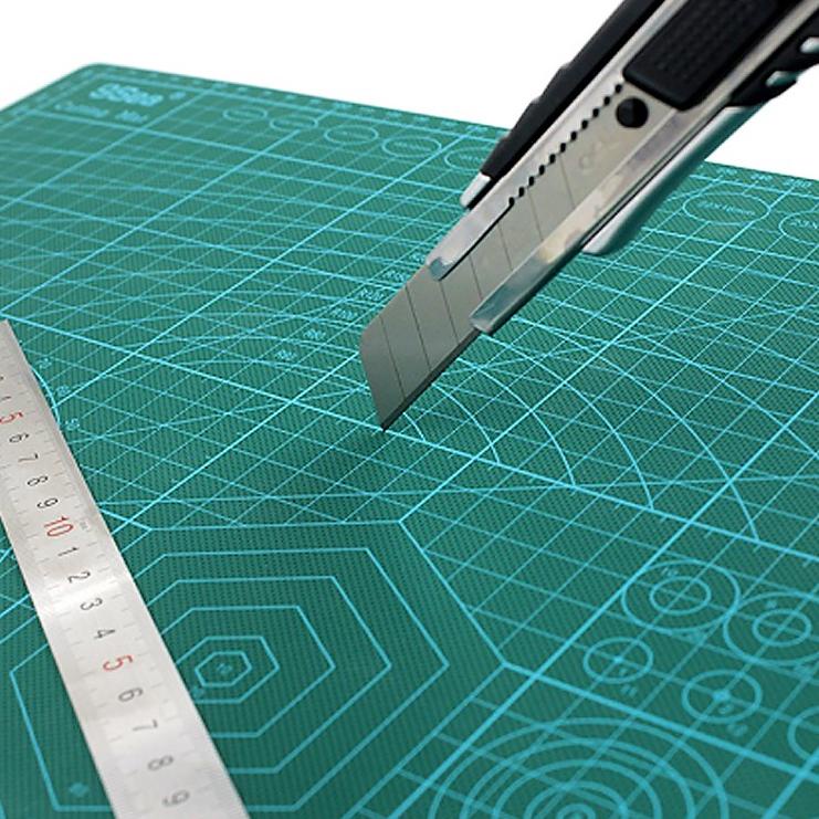 

Telah Hadir.. Alas Potong Ukuran A3 /A4 /A5 PVC Cutting Mat Cutting Pad Board Alat DIY Double Size