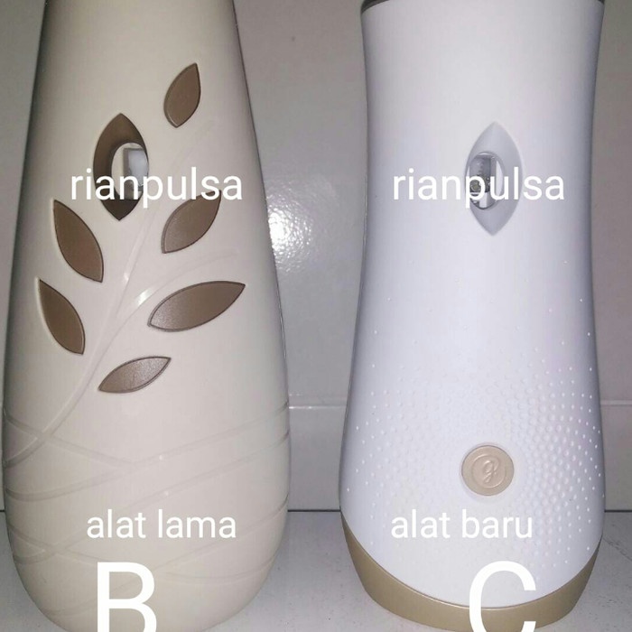 Mesin Dispenser Pengharum Ruangan Otomatis Glade Freshgo Dahlia Stella