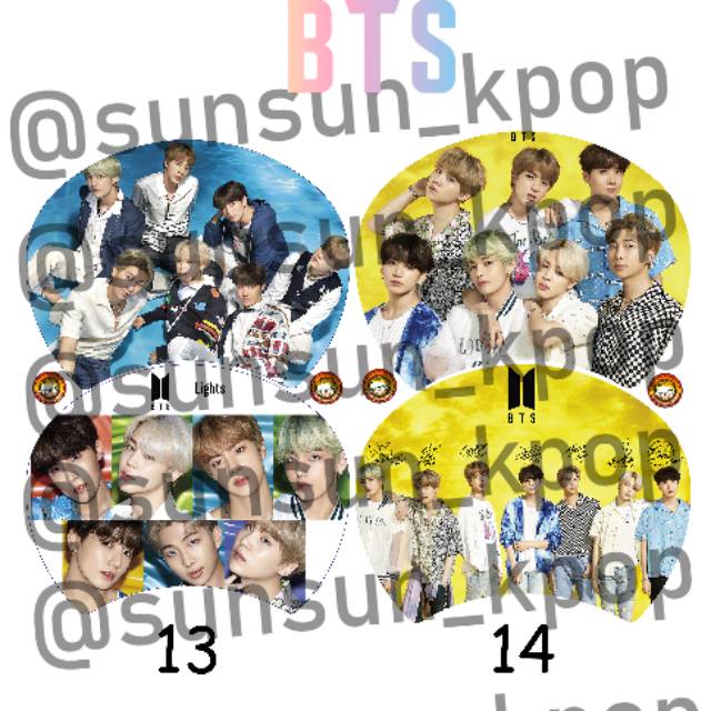 Kipas Kerang Uchiwa KPOP BTS