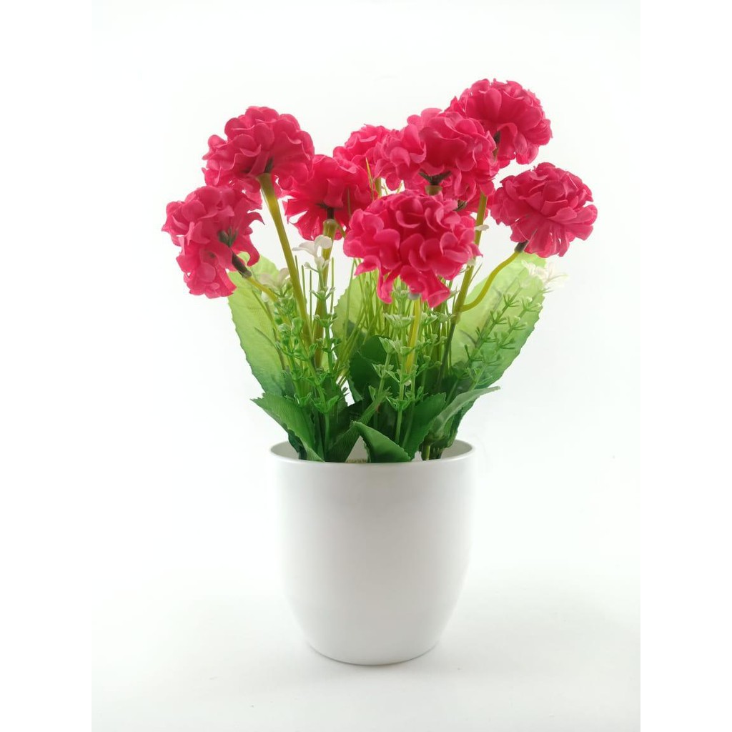 COD BUNGA PLASTIK BUNGA PAJANGAN IMITASI BUNGA ARTIFISIAL BUNGA DANDELION TANAMAN HIAS BR2210-ROSE