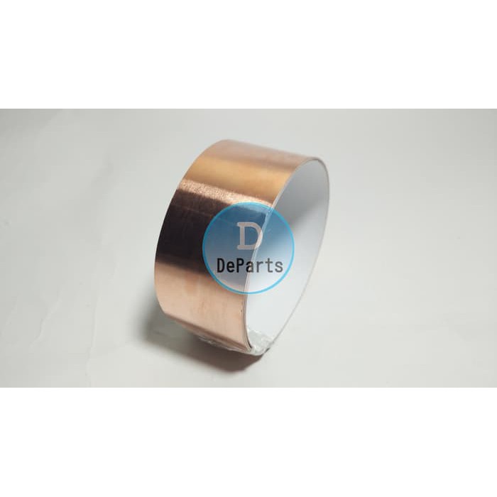[Per 1 Meter] Copper Foil tape / Copper Tape / Isolasi Tembaga - 30MM