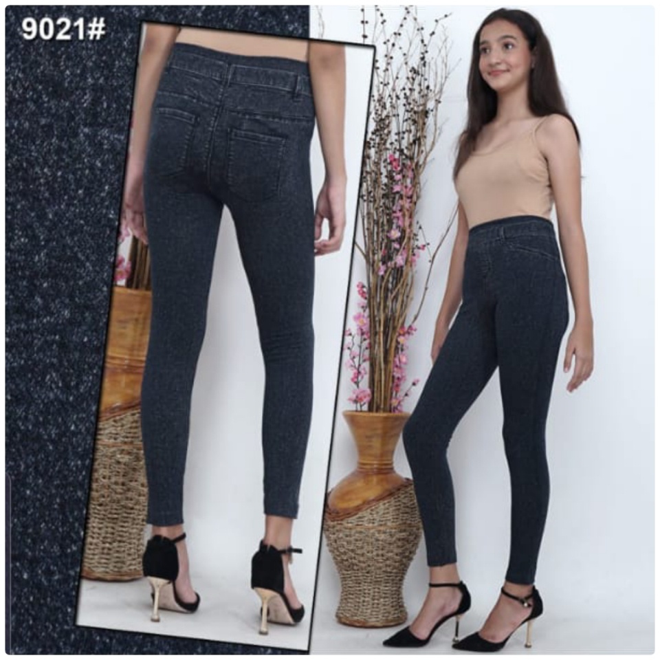 LEGGING JEANS WANITA IMPORT