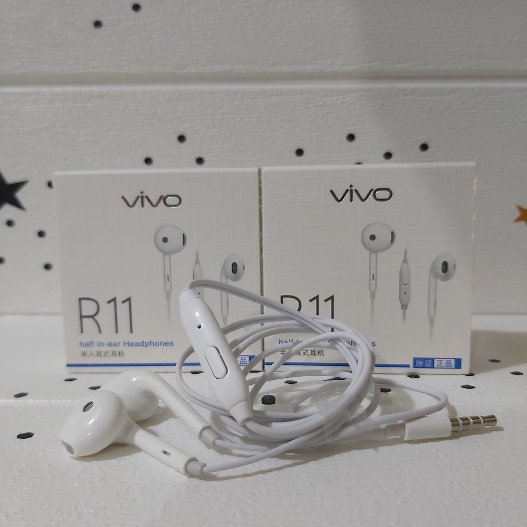 HEADSET VIVO ORIGINAL R11-EARPHONE VIVO ORIGINAL R11