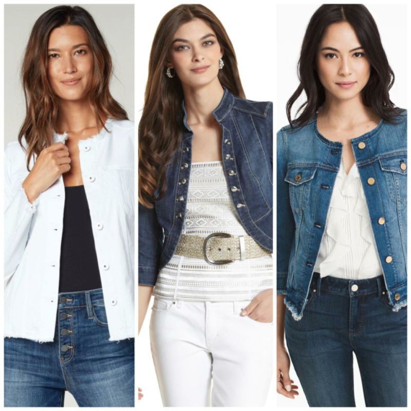 Jaket Jeans Wanita J.Jill x WHBM