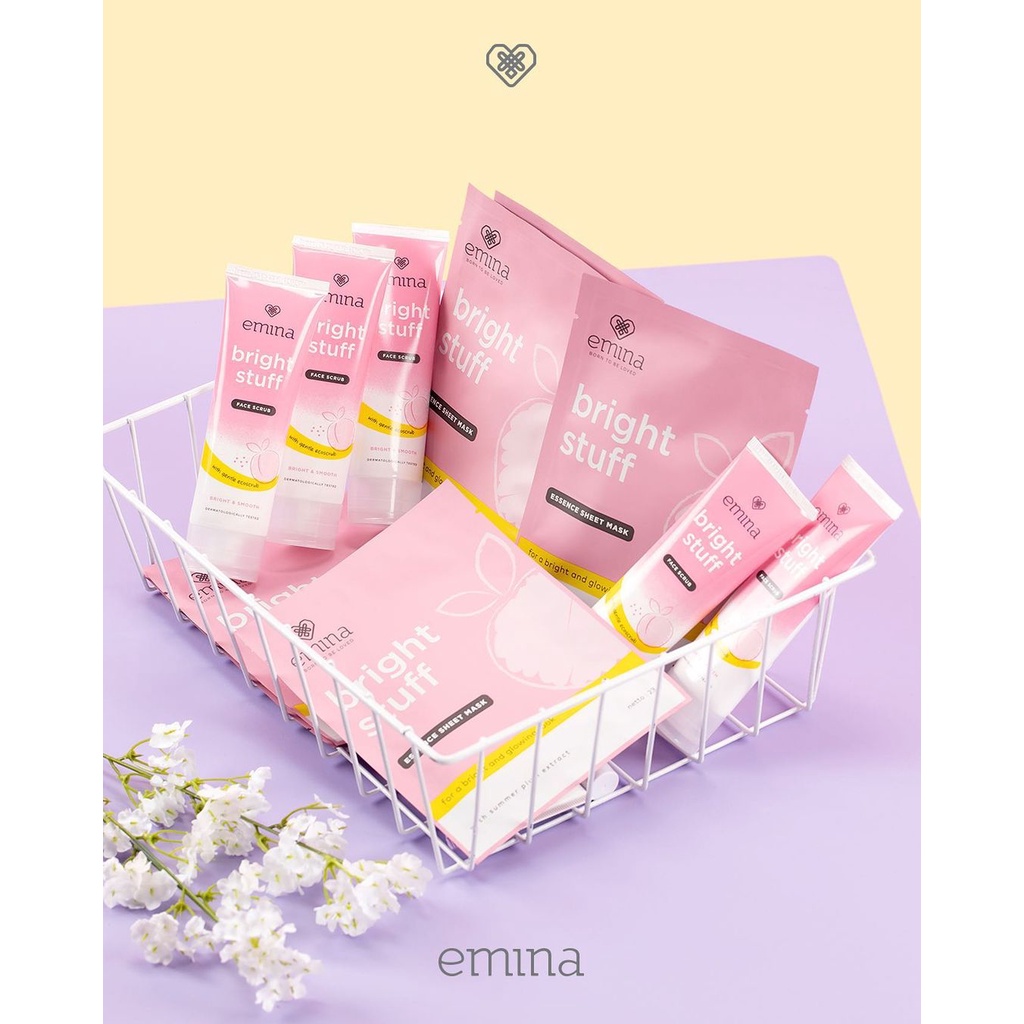 ✿ELYSABETHME✿ ˜”*°• emina •°*”˜. Emina bright stuff loose powder bedak tabur untuk remaja dan dewasa menutupi jerawat pori besar flek