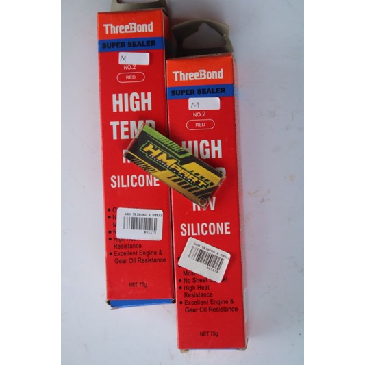 

Lem Gasket Threebond Rtv Red silver high temp bore up