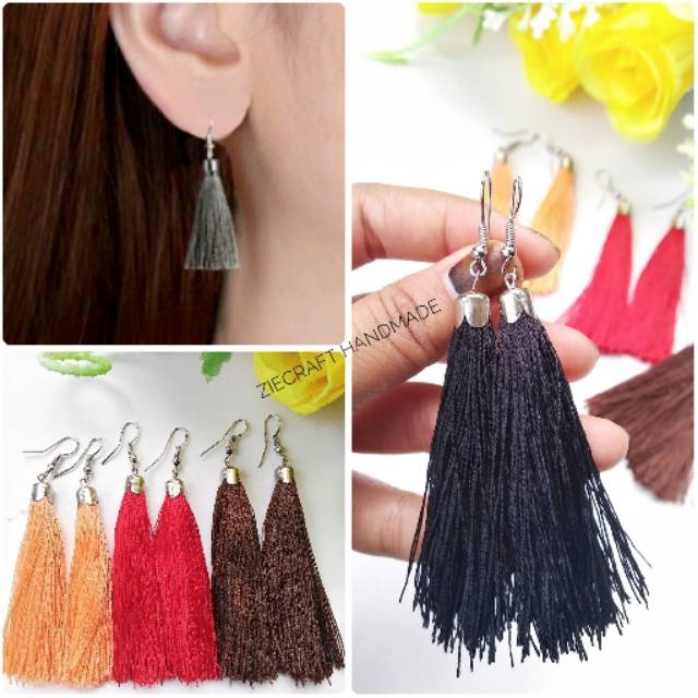 ANTING RUMBAI TASSEL NILON  SIMPLE