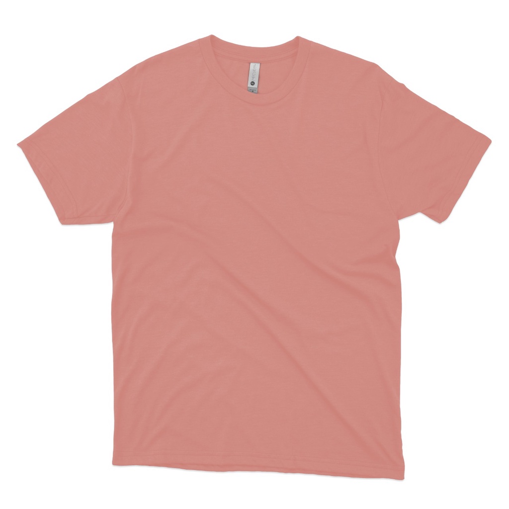 KAOS POLOS PENDEK PRIA - WARNA DUSTY PEACH - AWESAM