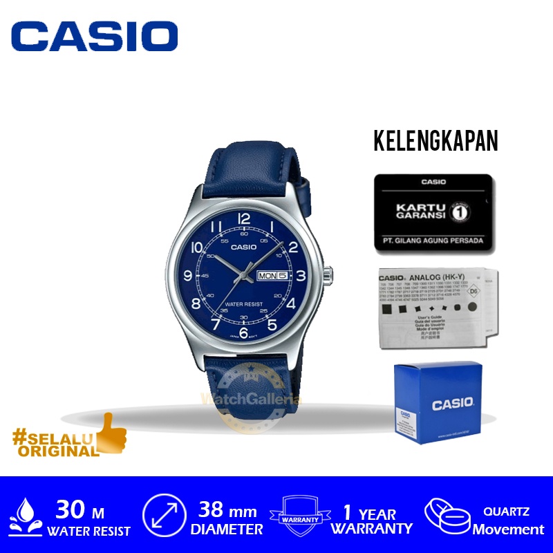 Casio General Analog Man MTP-V006L-2BUDF / MTPV006L / MTPV006L2BUDF