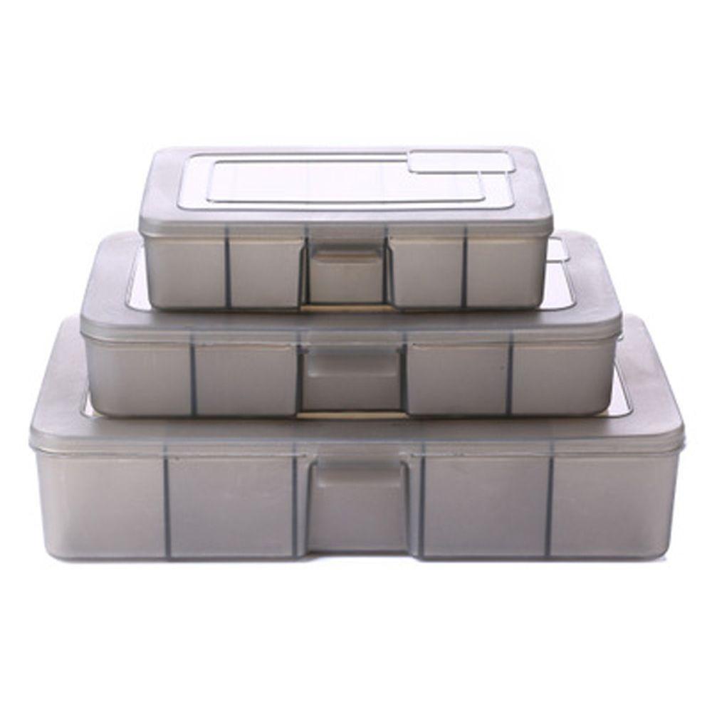 AUGUSTINA Agustinina Fishing Tackle Box Alat Pancing Kail Plastik Anti Air Lure Box Transparan