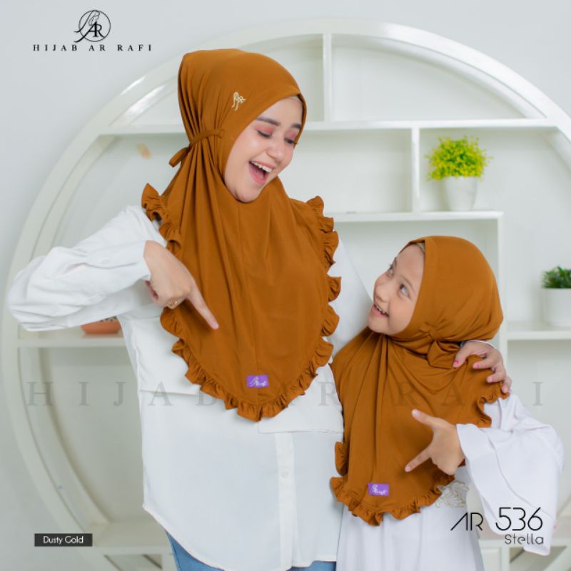 HIJAB ARRAFI AR 536 || HIJAB COUPLE MOM AND KIDS || JILBAB BERGO COUPLE