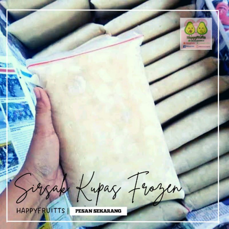 

BUAH SIRSAK KUPAS FROZEN HAPPYFRUITS 1KG