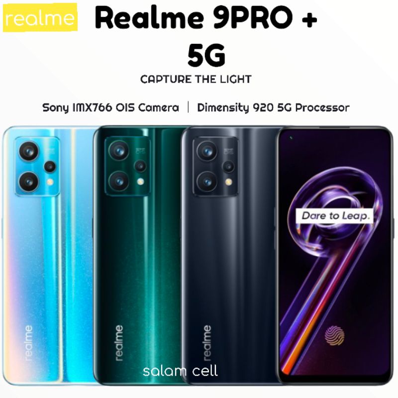 Realme 9 PRO PLUS 5G Ram 8/256GB No Repack Original Garansi Resmi