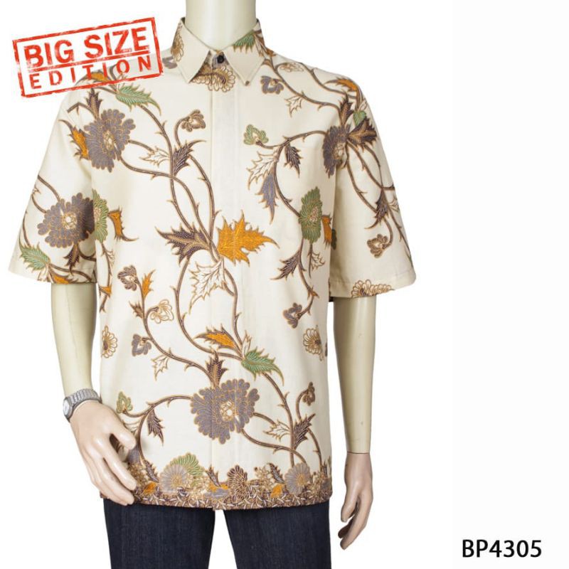 Kemeja Batik Pria Big Size / Jumbo 4305