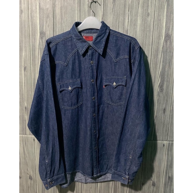 Kemeja levis jeans second original pria murah terbaik kancing batu