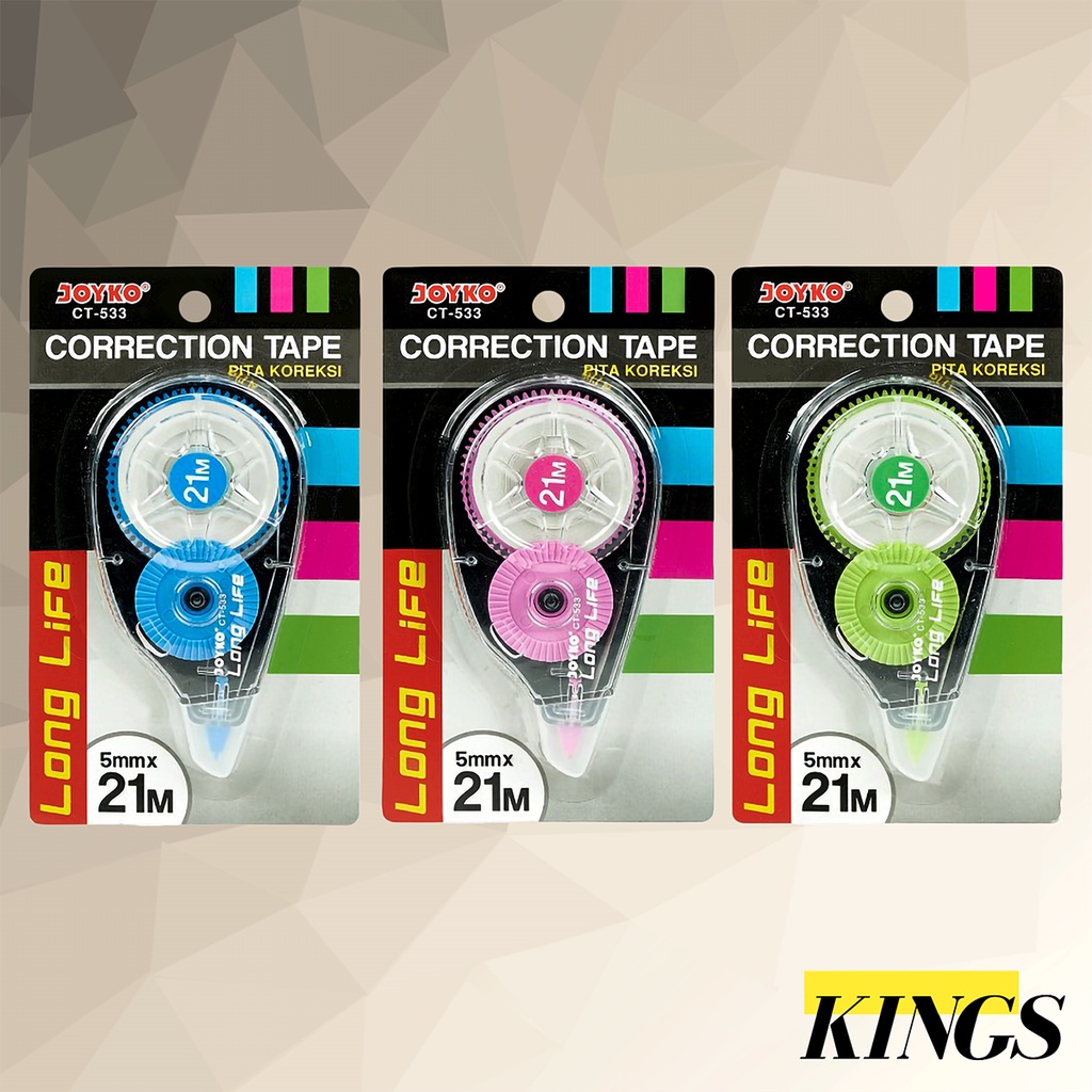 

Joyko Correction Tape / Pita Koreksi CT-533