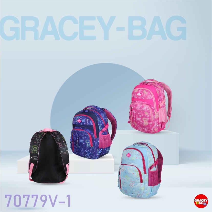 GB-70779V Tas Ransel Sekolah Anak Perempuan / Remaja Silvergirl