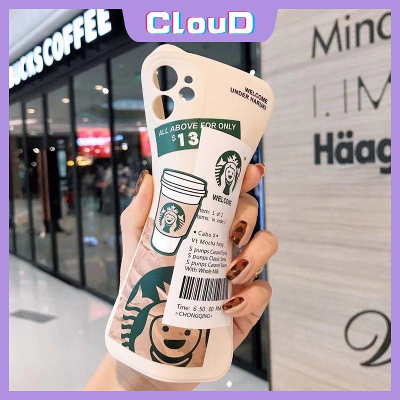 STARBUCKS Soft Case Tpu Shockproof Untuk Vivo Y51A Y15 Y20 Y12 Y53 Y21 Y12A Y21s Y30i Y50 Y33s Y01 Y31 Y91 Y21T Y33T Y11 Y17 Y15 Y30i Y15 Y12S Y1Ck