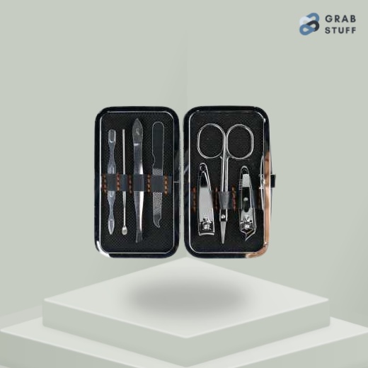 [ 7 PCS ] Set Alat Perawatan Kuku Telinga Alis / Alat Peralatan Kuku Alat Perawatan Telinga / Gunting Kuku Menicure Pedicure 7 PCS Set Lengkap Murah Keren / Gunting Kuku Menicure Lengkap Gunting Kuku Stainless Steel / Perawatan Kuku Alis Alat Kecantikan