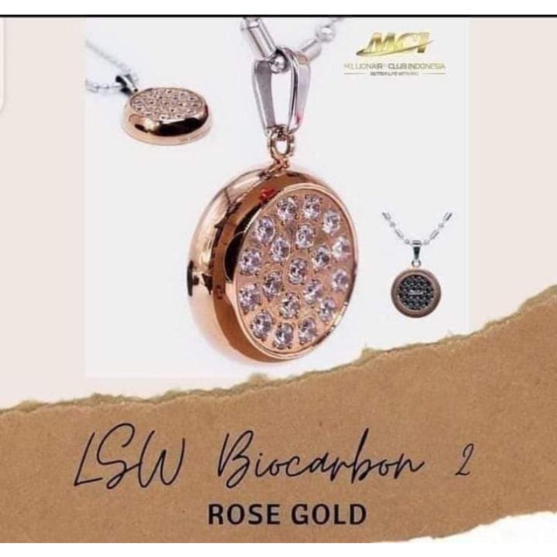 Kalung Pendant MCI LSW BIOCARBON 2 rose gold 100%ORIGIONAL MCI