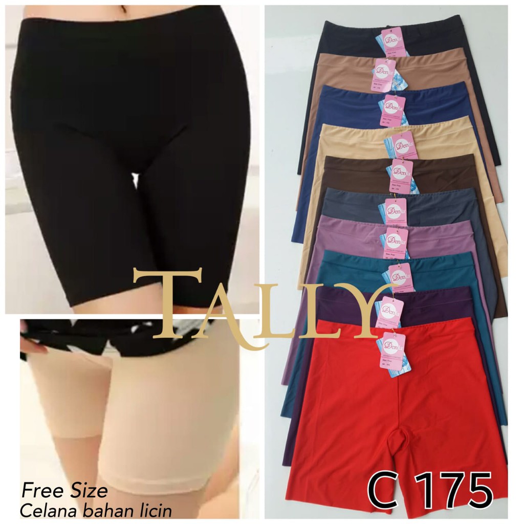 Celana Short Wanita Tally 175 {Fit to XXL} Seamless |tpjy