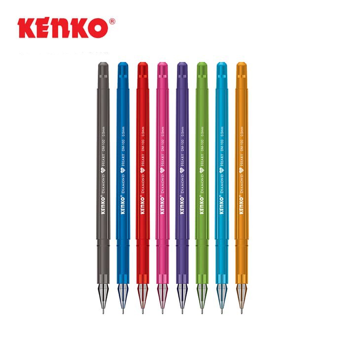 

Kenko Diamond Heart (DM-10058), Pulpen Kenko 8 warna