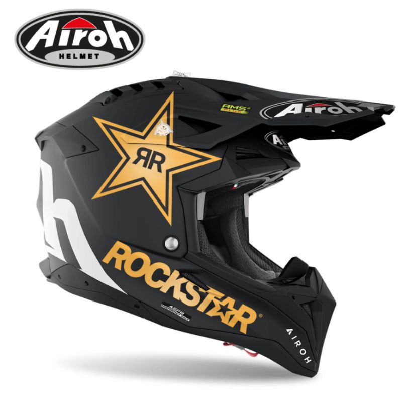 AIROH AVIATOR 3 ROCKSTAR 22 HELM CROSS AIROH AVIATOR 3 ROCKSTAR 22 ORIGINAL