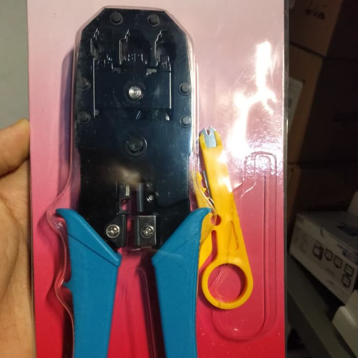 Crimping Tool RJ45 RJ11 Tang Krimping Tools RJ 45 3 lubang