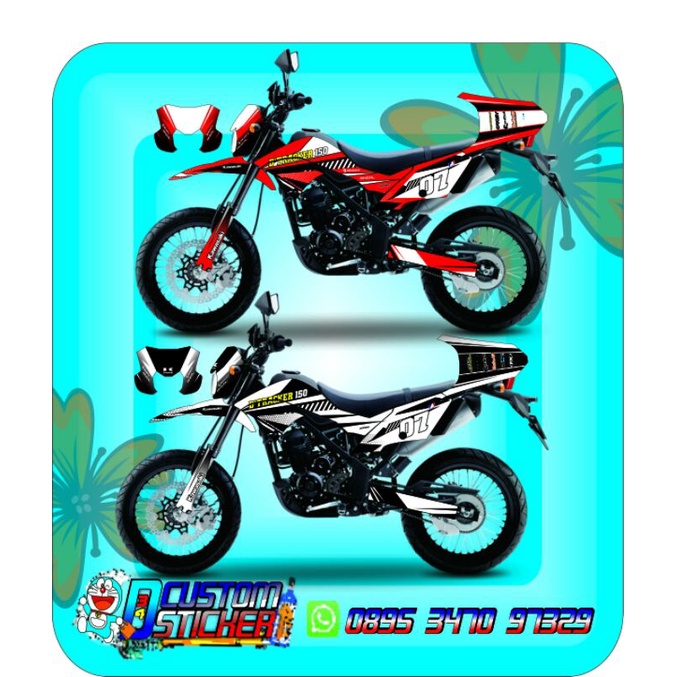 DECAL KLX DTRACKER/DECAL KLX OLD/DECAL KLX GORDON/DECAL KLX BF