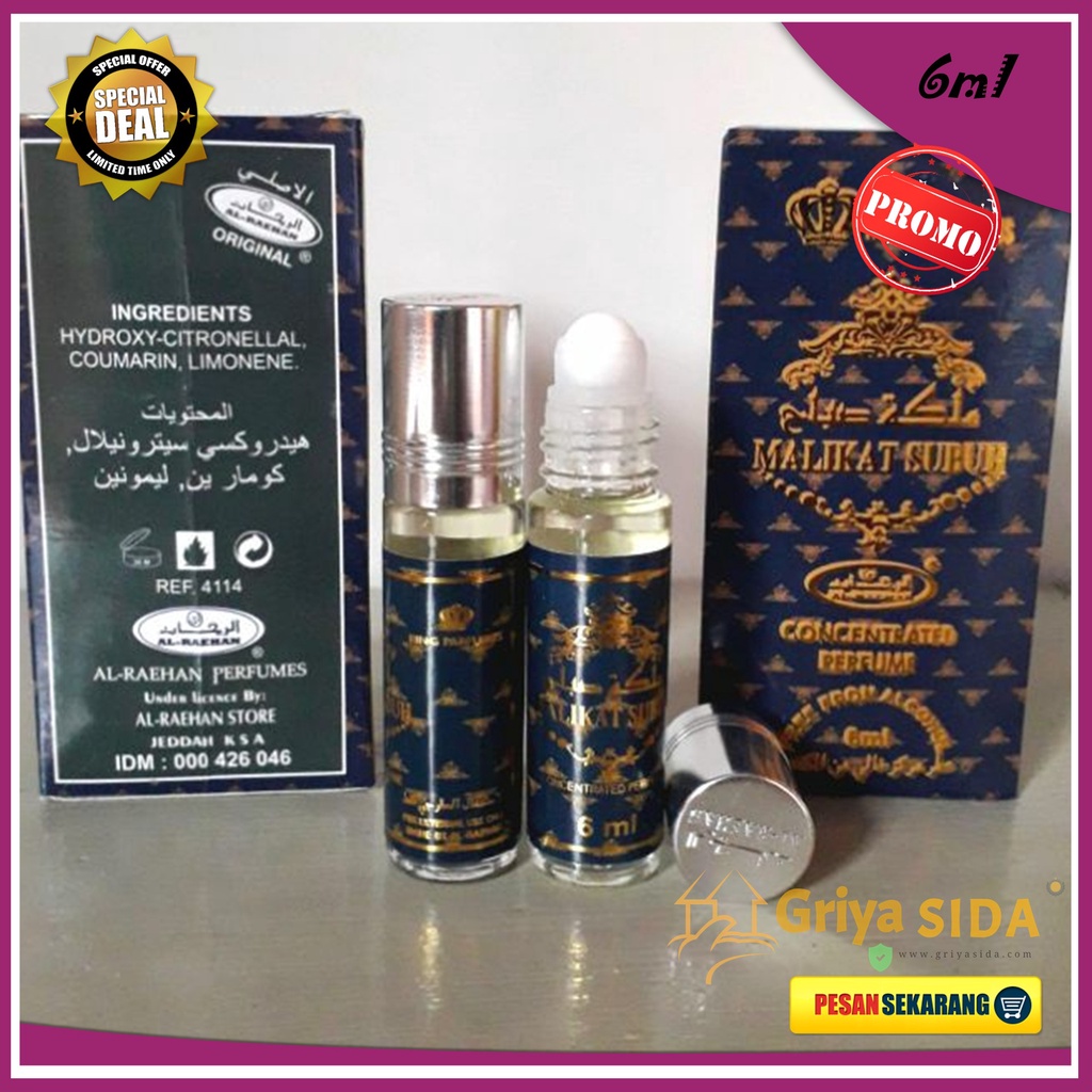 Parfum Malaikat subuh 6ml alraehan aroma sabah mirip al rehab parfum Harga grosir PROMO!!