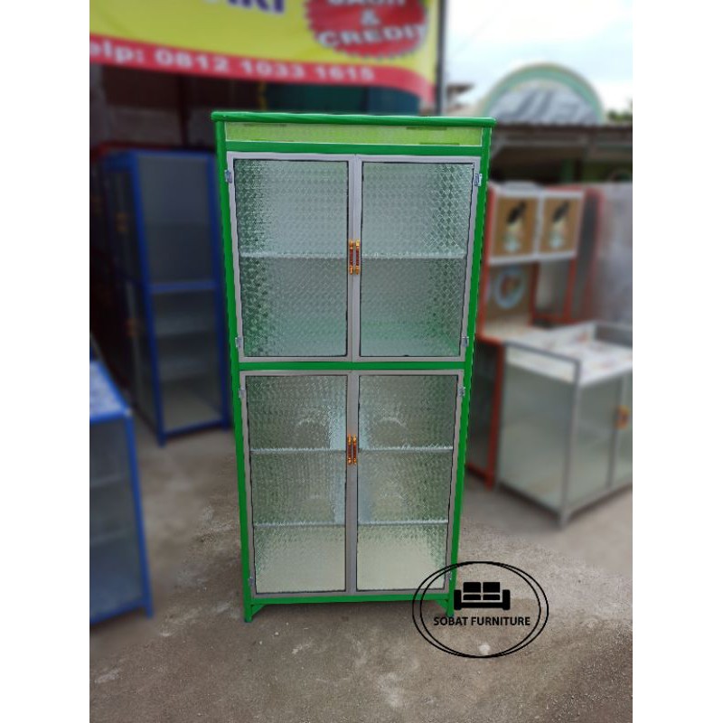 Lemari Rak Piring Full Box 2 Pintu JUMBO NEW