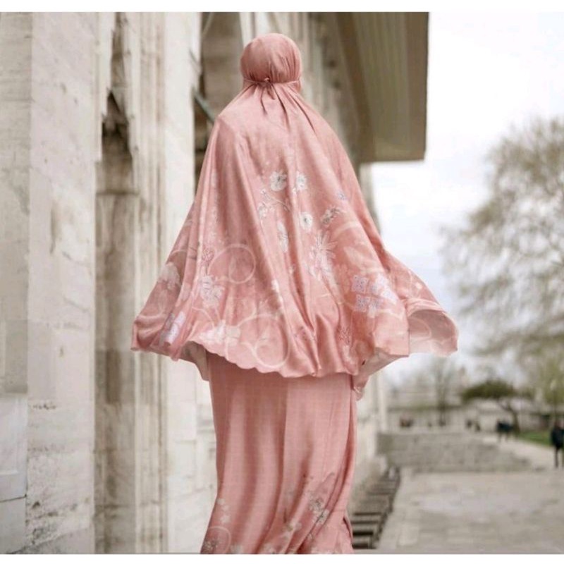 Mukena Buttonscarves sofya spice as is item