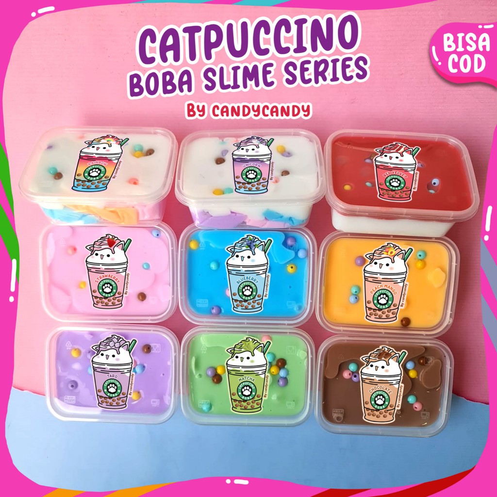 Boba Slime by candycandy.idn 200cc