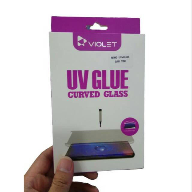 TEMPERED GLASS VIOLET UV NANO OPTICS SAMSUNG S20